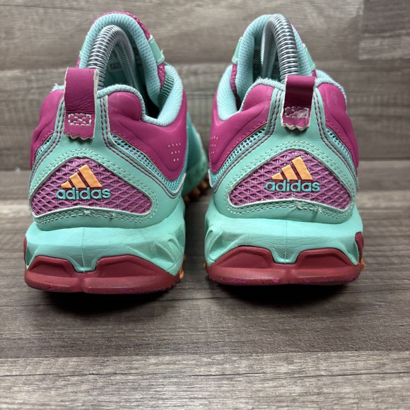 Adidas Vigor TR 4 Trail Green Pink Womens US Size 8.5 D74004 Running Shoes - Picture 5 of 10